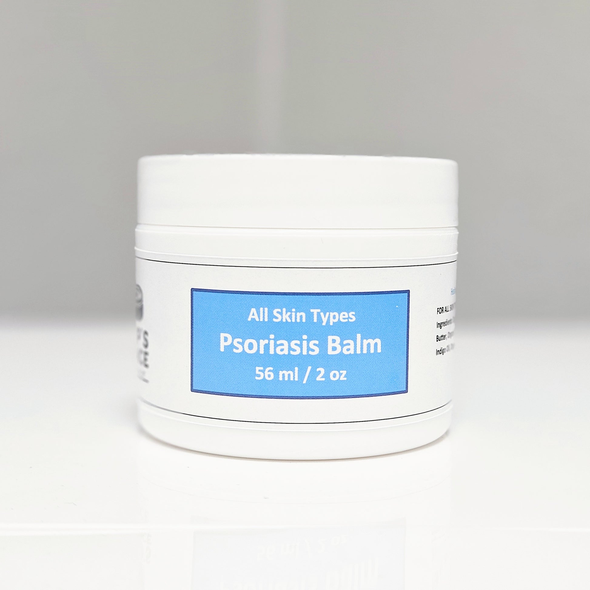 A soothing balm suitable for all skin types, promoting hydration and nourishment for healthy, radiant skin.